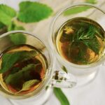 Spearmint Tea Brewing